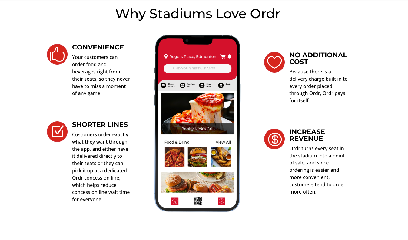 Why Stadiums love Ordr